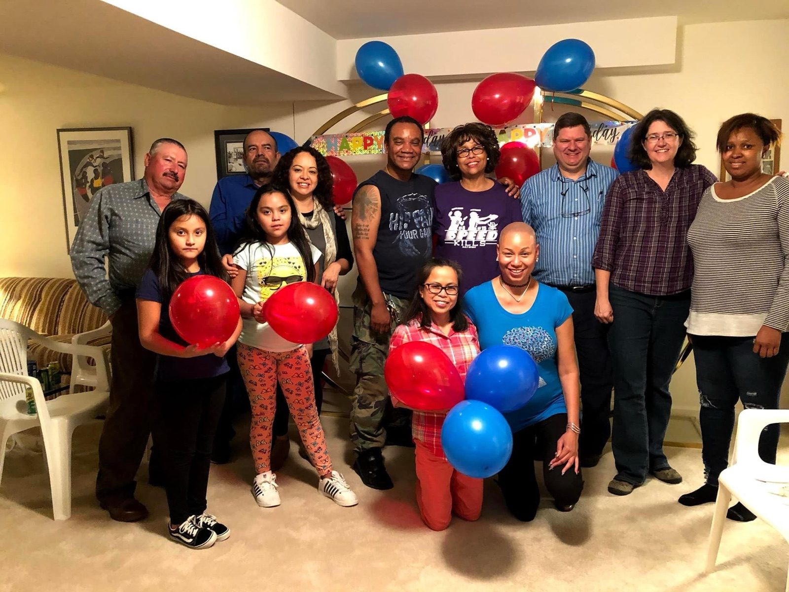 Allison with friends